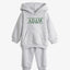 Personalized Name and EST Hoodie Set for Baby & Toddler – Premium Soft Organic Cotton Blend with Embroidered Typeface Font